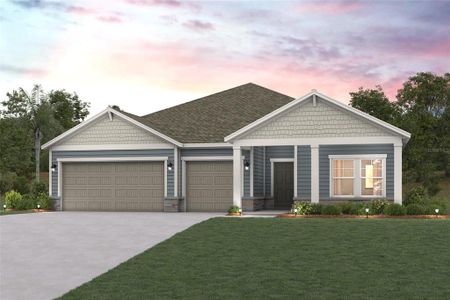 New construction Single-Family house 52 Pegasus Rd, Flagler Beach, FL 32136 plan Kenai - image