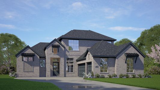 New construction Single-Family house 11922 Rice View Dr, Mont Belvieu, TX 77523 plan Stonehaven 60s&65s Lot - image