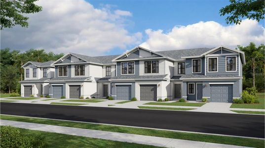 New construction Townhouse house 14435 Lilac Sky Ter, Lakewood Ranch, FL 34211 plan Bennett - image