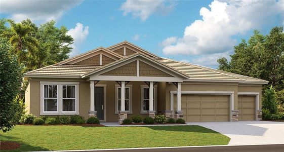 New construction Single-Family house 157 Hidden Estates Court, Brandon, FL 33511 Key Largo- photo 0