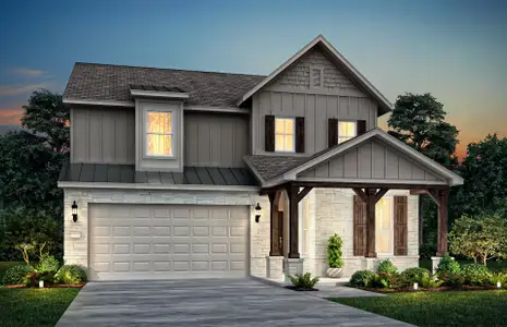 New construction Single-Family house 932 Cherrystone Lp, Buda, TX 78610 plan Lochridge - image