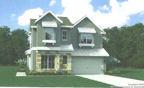 New construction Single-Family house 972 Nolte Bend, Seguin, TX 78155 Roussilon- photo 0