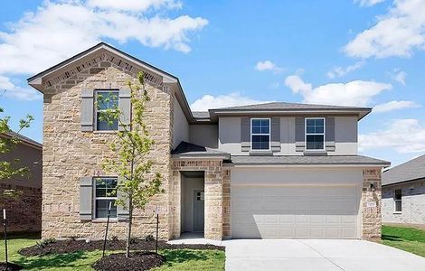 New construction Single-Family house 1813 Dandy Brush Dr, Leander, TX 78641 plan The Ozark - image