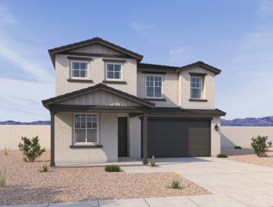 New construction Single-Family house 7022 E Bisbee St, San Tan Valley, AZ 85143 plan Laurel - image