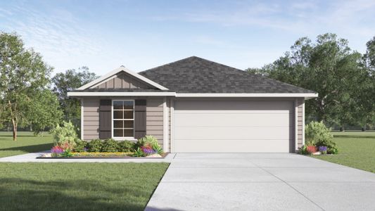 New construction Single-Family house 12101 Pike Bnd, Mustang Ridge, TX 78610 plan The Taylor - image