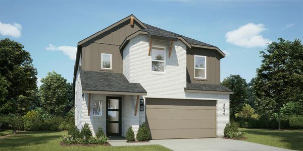 New construction Single-Family house 809 Sagebrush Trl, Sherman, TX 75092 plan Botticelli - image