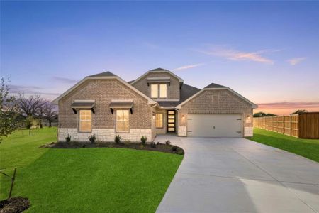 New construction Single-Family house 1100 Trinity Dr, Springtown, TX 76087 plan Neches - image