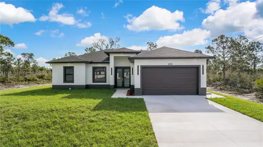 New construction Single-Family house 606 Johns Ave, Lehigh Acres, FL 33972 - image