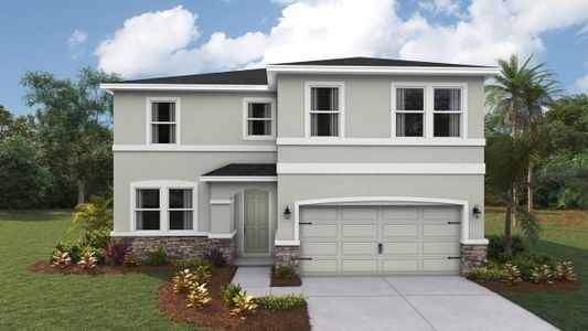 New construction Single-Family house 10730 Rabbit Grove Trl, Parrish, FL 34219 plan Coral - image