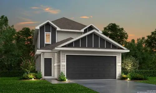 New construction Single-Family house 11107 Luckenbach Lp, Converse, TX 78109 plan The Augusta - image