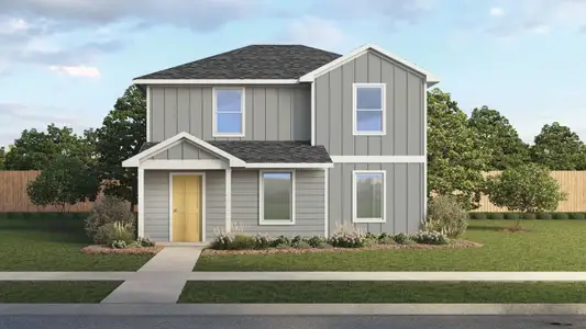 New construction Single-Family house 142 Illusion Lake Ln, Buda, TX 78640 plan The Opal - image