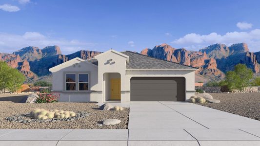 New construction Single-Family house 1526 E Glazier Dr, Casa Grande, AZ 85122 plan Saguaro - image