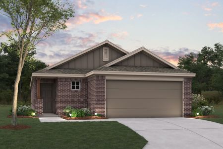 New construction Single-Family house 14142 Bacton Rd, Pilot Point, TX 76258 plan Aster - 30' Smart Series - image