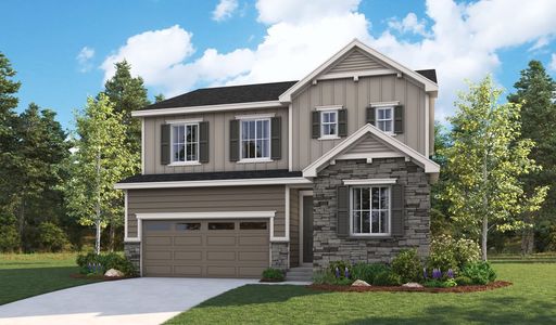 New construction Single-Family house 4141 Lacewood Ln, Johnstown, CO 80534 Pearl- photo 0