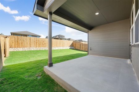 New construction Single-Family house 741 Palo Brea Loop, Hutto, TX 78634 Brodie Homeplan- photo 38 38