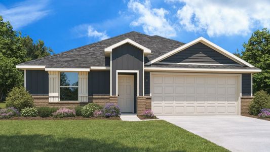 New construction Single-Family house 8738 Lake Valley Dr, Montgomery, TX 77316 plan Texas Cali - image