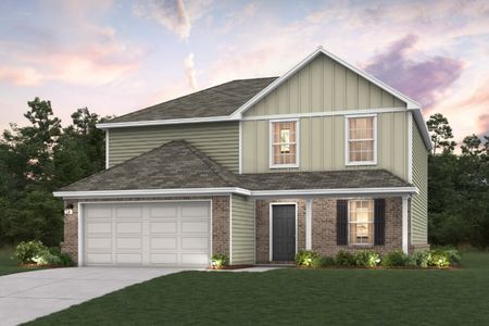 New construction Single-Family house 413 Cannon Point Dr, Bonaire, GA 31005 plan Gardner - image