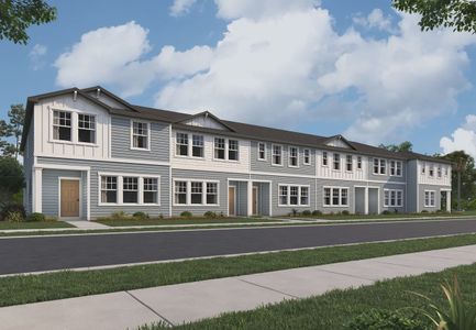 New construction Townhouse house 201 Mercer St, Deland, FL 32720 plan Malin - image