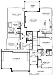 New construction Single-Family house 842 Harpendem Dr, El Paso, TX 79928 plan Escondido - image 4