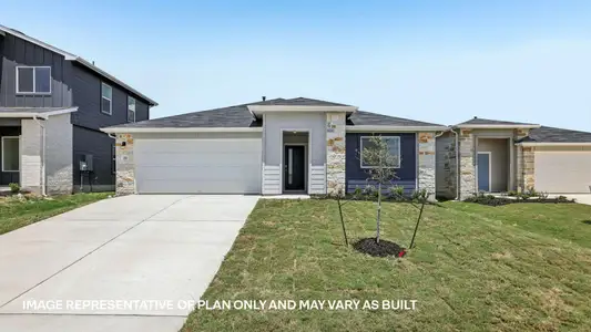 New construction Single-Family house 250 Mountain Pea Rd, Kyle, TX 78640 plan The Glendale - image