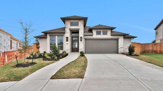 New construction Single-Family house 6703 Burgundy Blaze Trl, Manvel, TX 77578 plan 2545W - image