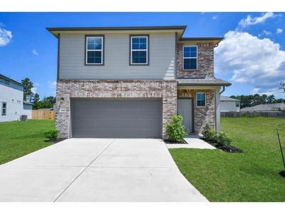 New construction Single-Family house 11122 Liberty Bell Ln, Cleveland, TX 77328 plan The Brazos F - image