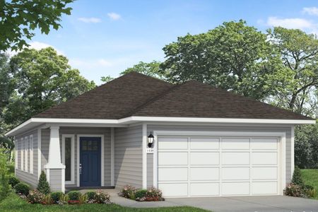 New construction Single-Family house 134 Cider Creek Dr, Elgin, TX 78621 plan Harvest Ridge 1450 - image