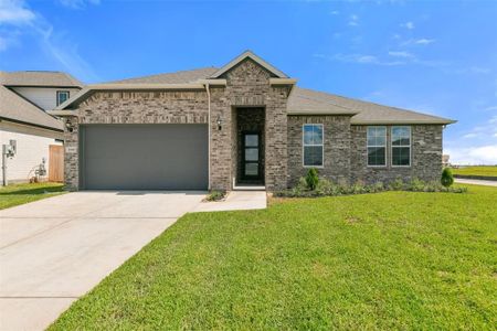 New construction Single-Family house 3308 Hidden Mist Drive, Texas City, TX 77568 The Edward A- photo 0