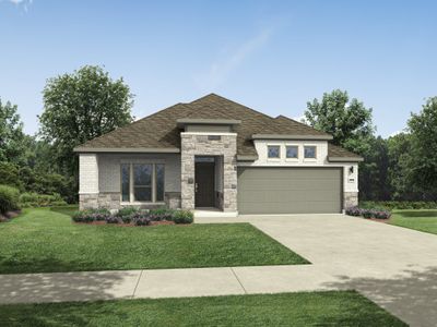 New construction Single-Family house 123 Universal Dr, Hutto, TX 78634 plan Pecos - image