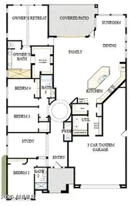 New construction Single-Family house 21671 W Devonshire Ave, Buckeye, AZ 85396 plan The Montura - image