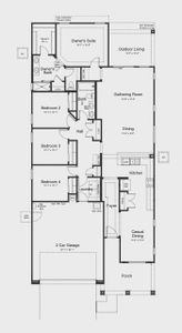 New construction Single-Family house 10851 E Tahoe Ave, Mesa, AZ 85212 plan Edmonton - image
