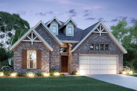 New construction Single-Family house 32411 Tallow Creek Dr, Waller, TX 77484 Willard II- photo 0