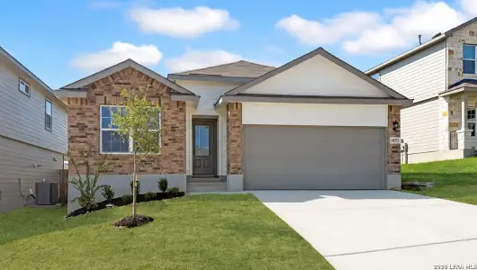 New construction Single-Family house 14715 Donley Run, San Antonio, TX 78245 plan The Brown - image