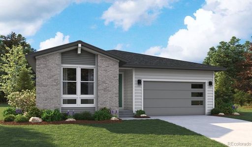 New construction Single-Family house 8120 Butte Creek Street, Littleton, CO 80125 Lavender- photo 0