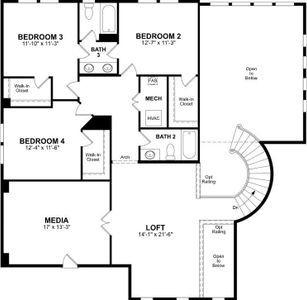 Beazer Homes Hurricane Village Madison plan