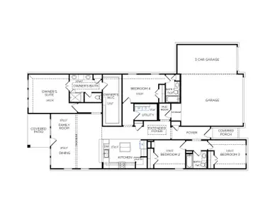 New construction Single-Family house 114 Orange Blossom Ct, Dayton, TX 77535 plan Amalfi - image 4