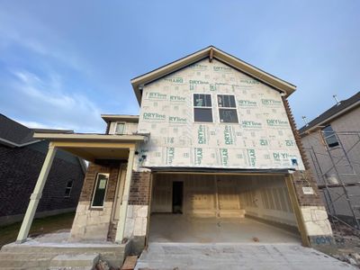 New construction Single-Family house 1009 Sienna Bear Road, Georgetown, TX 78633 Conroe Homeplan- photo 0