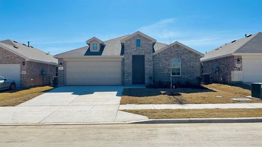 New construction Single-Family house 4217 Trickling Creek Ln, Crowley, TX 76036 plan JUSTIN - image