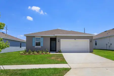 New construction Single-Family house 123 Bottle Brush Dr, Haines City, FL 33844 plan Bradley - image