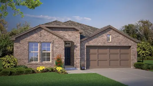 New construction Single-Family house 125 Ringtrail Dr, Rhome, TX 76078 plan Las Cruces - image