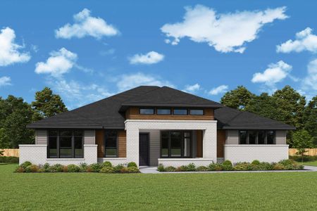New construction Single-Family house 2005 Whispering Oaks Ln, Waller, TX 77484 plan The Cavour - image