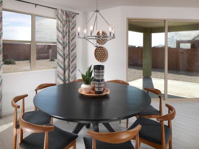 Enjoy dinners in the Amber floorplan's spacious dining room.