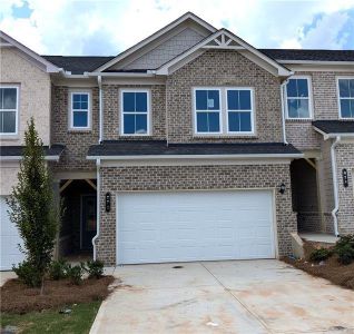 New construction Townhouse house 851 Pensive Run, Dacula, GA 30019 Danielson- photo 0