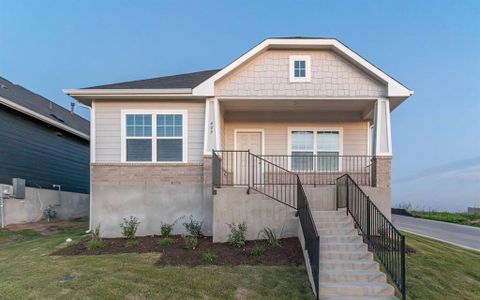 New construction Single-Family house 409 Swindoll Ln, Hutto, TX 78634 Onyx- photo 0