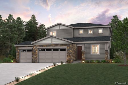 New construction Single-Family house 13760 Hanging Lake Street, Parker, CO 80138 Iris- photo 0