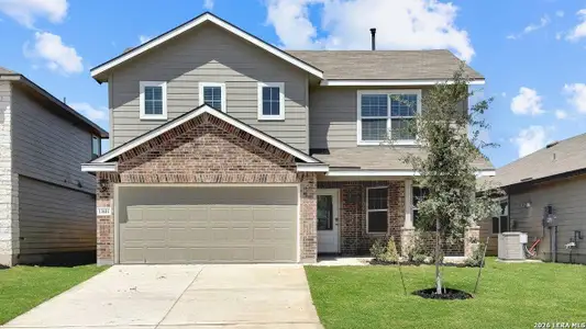 New construction Single-Family house 13681 Gunnison Quartz, San Antonio, TX 78253 plan The Walsh - image