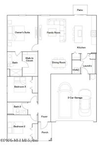 New construction Single-Family house 8 Red Mill Dr, Palm Coast, FL 32164 plan Bloom - image