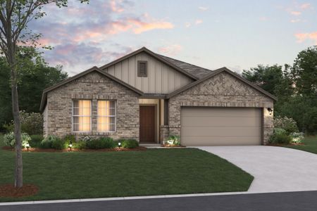 New construction Single-Family house 1189 Limestone Rdg, Seguin, TX 78155 plan Ellsworth - image