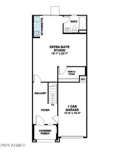 Aquila First Floorplan with Kitchenette