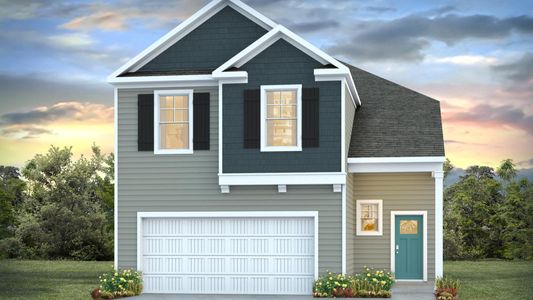 New construction Single-Family house 1125 Sandy Heights Lp, Navassa, NC 28451 plan WREN - image